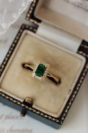 18k Gold Vintage Diamond Ring